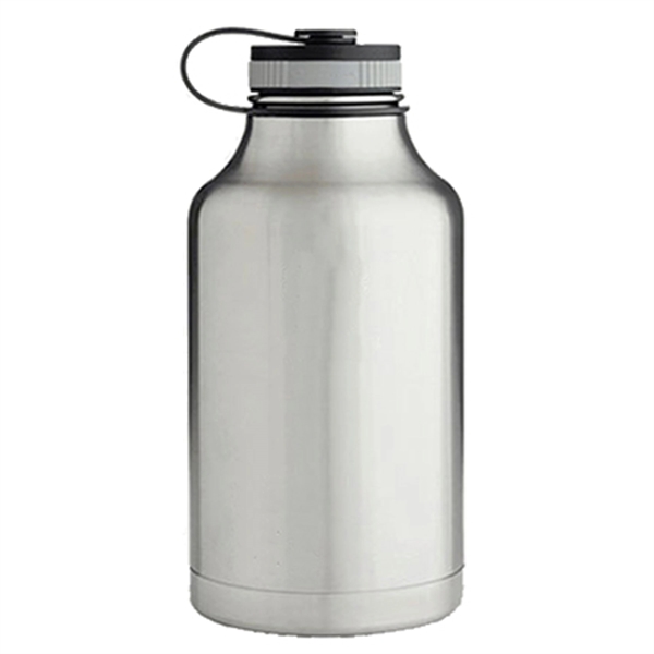 64 oz. matted stainless steel growler with vacuum insulation, wide-mouth opening,... from ASI 39820 Opusline (Benmex) / Opus Line