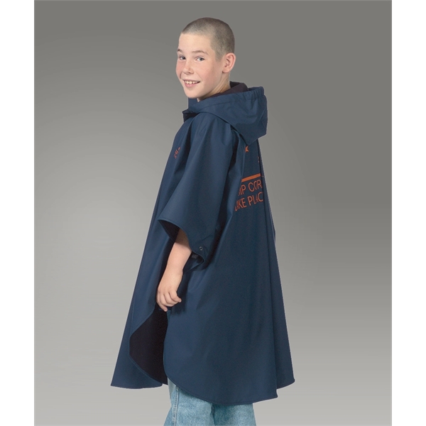 Youth New Englander Pacific polyurethane poncho.... from ASI 44620 Charles River Apparel