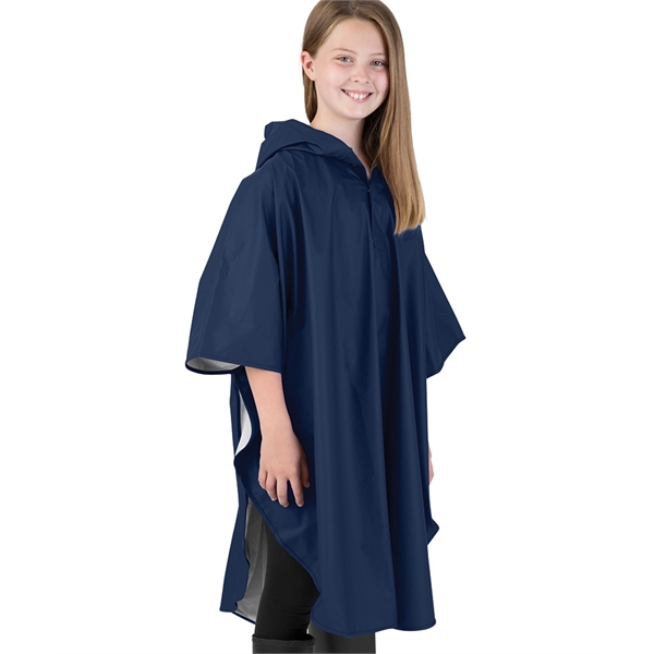 Youth New Englander Pacific polyurethane poncho.... from ASI 44620 Charles River Apparel
