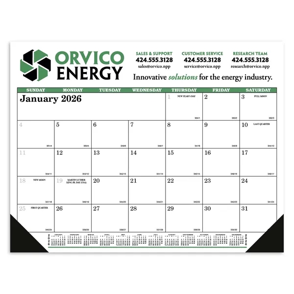 Skinner & Kennedy™ Desk Pad Calendar... from ASI 40480 Koozie Group