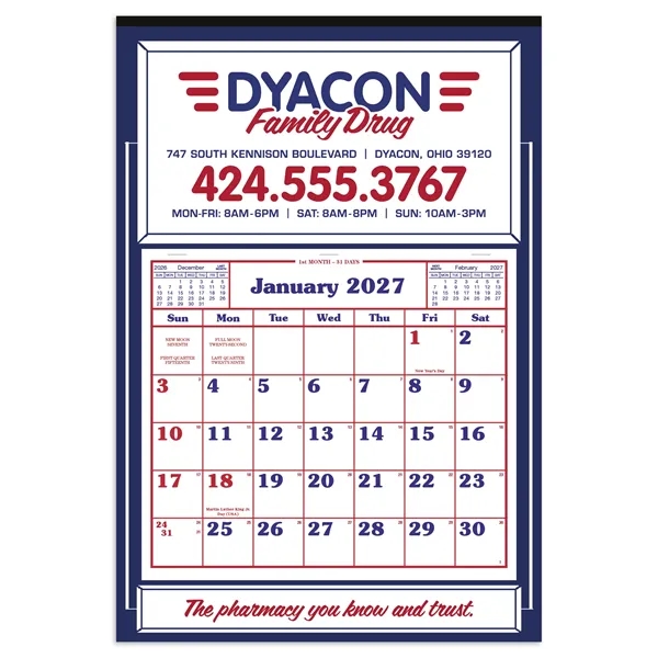 Apron Calendar... from ASI 40480 Koozie Group