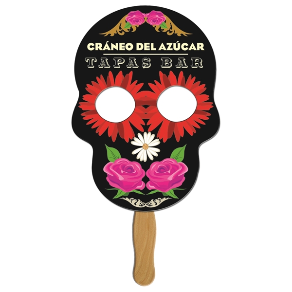 Skull shaped digital economy fans with double sided film lamination.... from ASI 67620 Lion Circle Corp