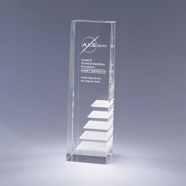 Steps to Success award made of optic crystal with a series... from ASI 62985 J. Charles