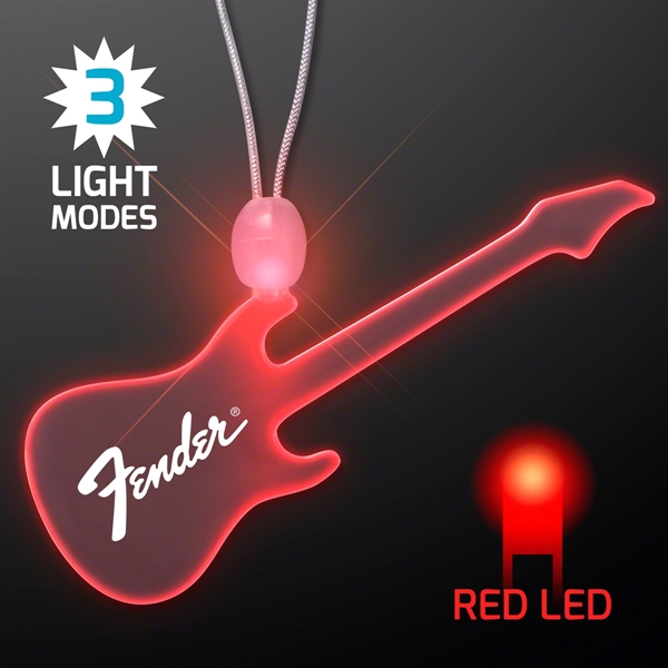 LED Acrylic Guitar Necklace... from ASI 34194 ALightPromos / Alight Promotional Products