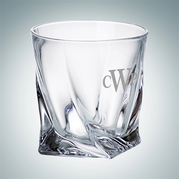 Molten crystal tumbler measuring 3 3/4" H x 3 3/4" W... from ASI 47791 Best Deal Awards / Best Deal Awards