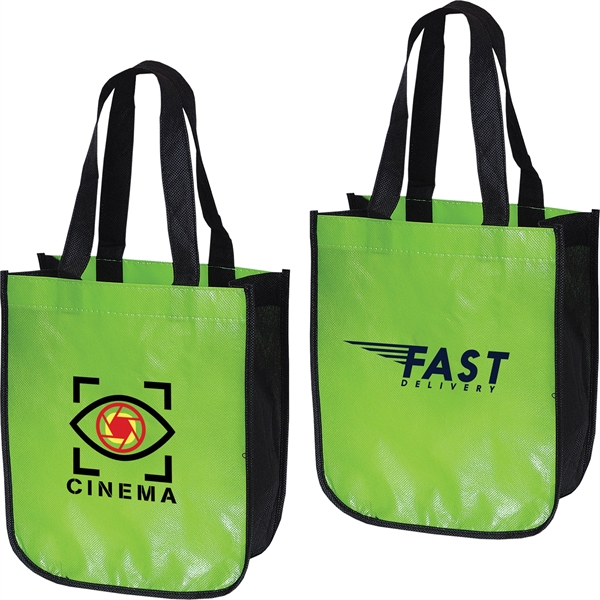 Handy mini-sized 75 GSM non-woven tote bag is perfect for a... from ASI 61966 HPG / Beacon Promotions
