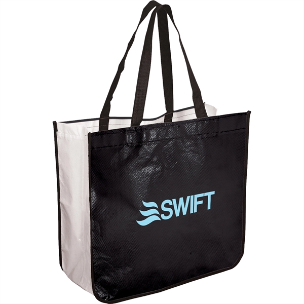 This soft touch tote is made from 75 gram non-woven and... from ASI 61966 HPG / Beacon Promotions