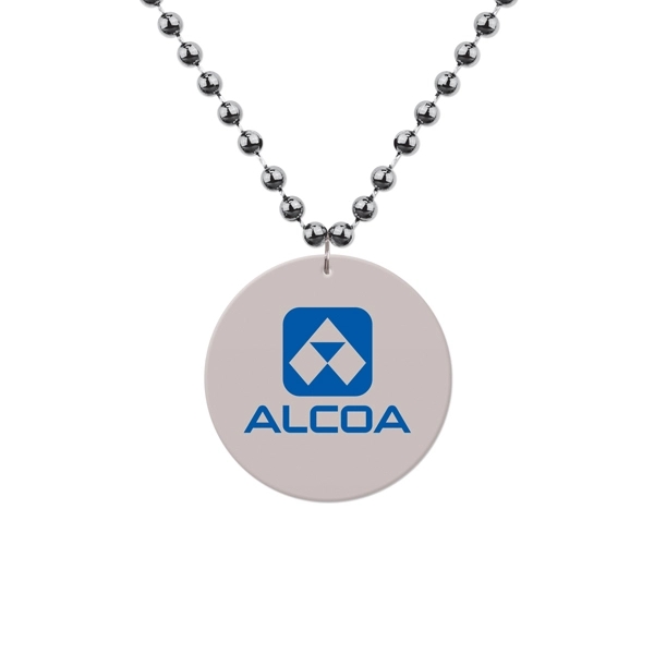 33" beaded necklace with 7mm beads and 2 1/2" medallion.... from ASI 98360 WOWLine / WOWLine®