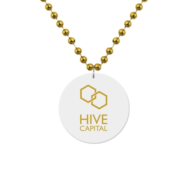 33" beaded necklace with 2 1/2" medallion.... from ASI 98360 WOWLine / WOWLine®