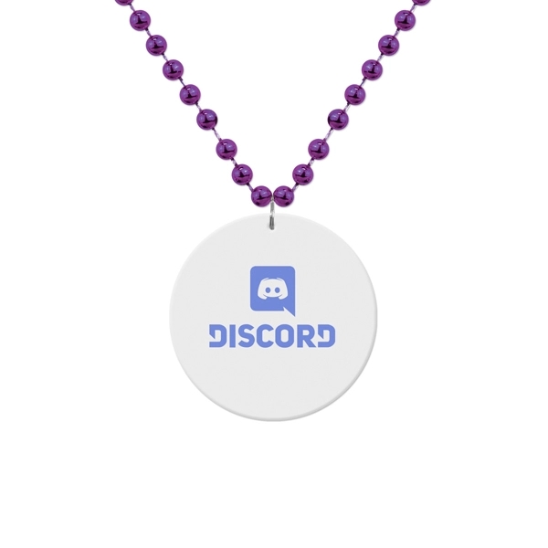 33" beaded necklace with 2 1/2" medallion.... from ASI 98360 WOWLine / WOWLine®