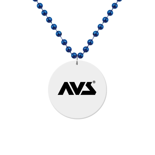 33" beaded necklace with 2 1/2" medallion.... from ASI 98360 WOWLine / WOWLine®