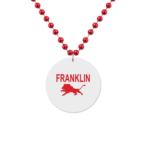 33" beaded necklace with 2 1/2" medallion.... from ASI 98360 WOWLine / WOWLine®