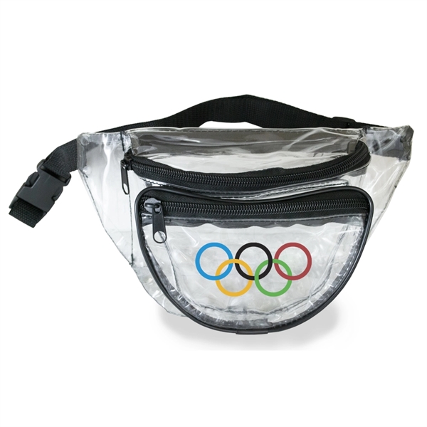 Clear vinyl fanny pack for high visibility.... from ASI 40544 Binaco / Binaline