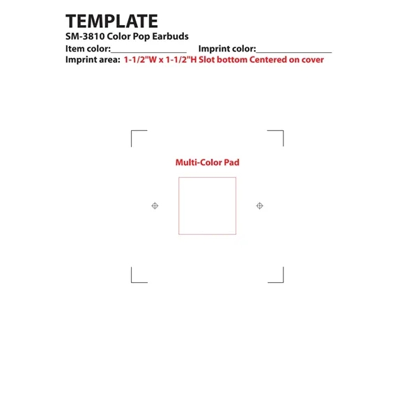 Earbuds with plastic case, three interchangeable soft rubber earbud covers, standard... from ASI 66887 PCNA / Bullet