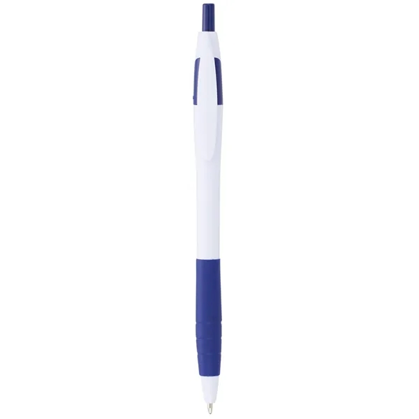 Plunger action ballpoint pen with grip section.... from ASI 66887 PCNA / Bullet