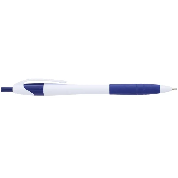 Plunger action ballpoint pen with grip section.... from ASI 66887 PCNA / Bullet