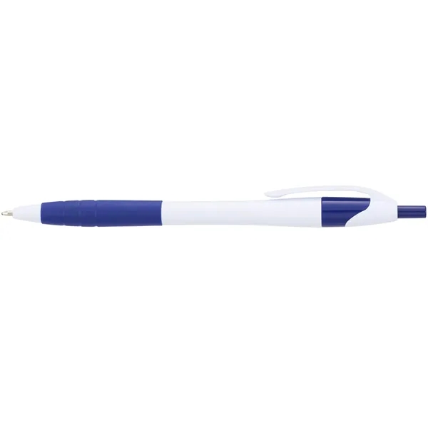 Plunger action ballpoint pen with grip section.... from ASI 66887 PCNA / Bullet