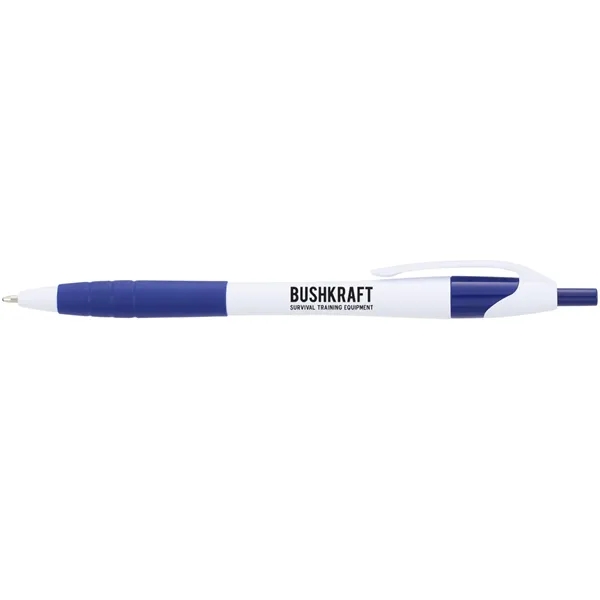 Plunger action ballpoint pen with grip section.... from ASI 66887 PCNA / Bullet