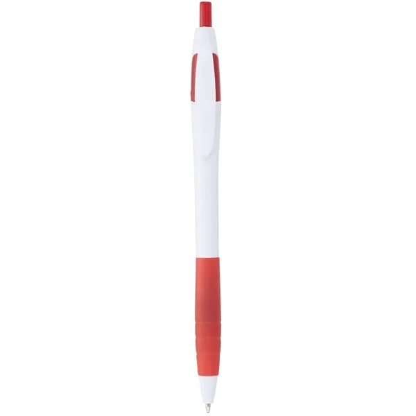 Plunger action ballpoint pen with grip section.... from ASI 66887 PCNA / Bullet