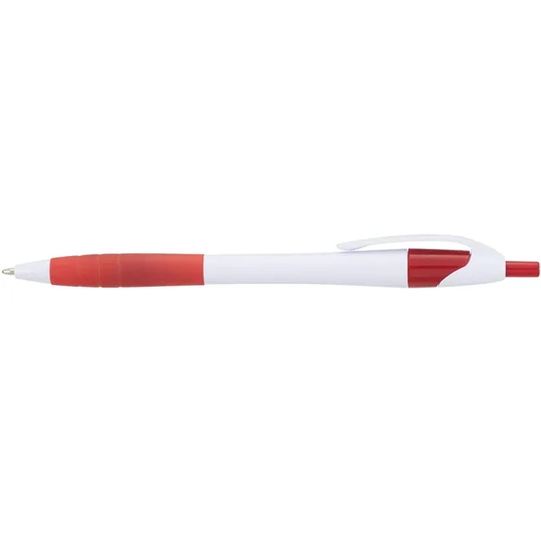 Plunger action ballpoint pen with grip section.... from ASI 66887 PCNA / Bullet