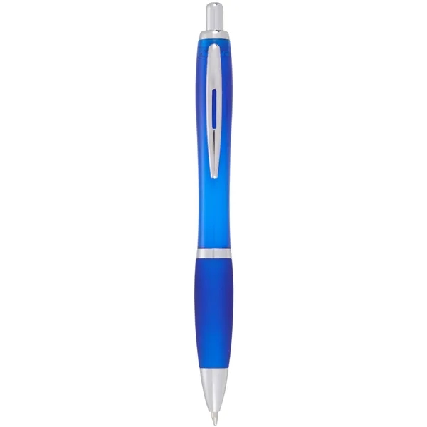 Plunger action ballpoint pen with soft grip.... from ASI 66887 PCNA / Bullet