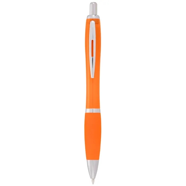 Plunger action ballpoint pen with soft grip.... from ASI 66887 PCNA / Bullet