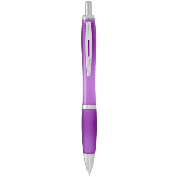 Plunger action ballpoint pen with soft grip.... from ASI 66887 PCNA / Bullet
