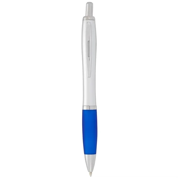 Plunger action ballpoint pen with soft grip.... from ASI 66887 PCNA / Bullet