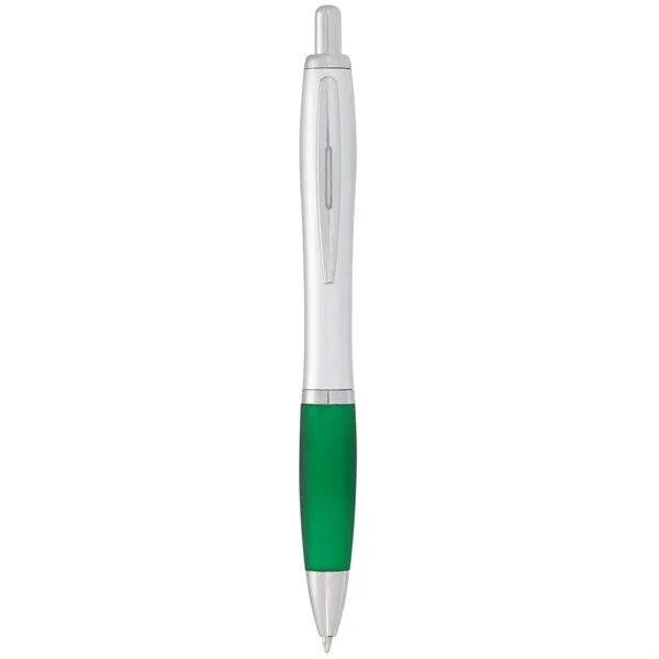 Plunger action ballpoint pen with soft grip.... from ASI 66887 PCNA / Bullet