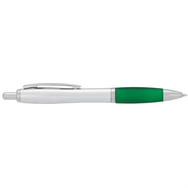 Plunger action ballpoint pen with soft grip.... from ASI 66887 PCNA / Bullet