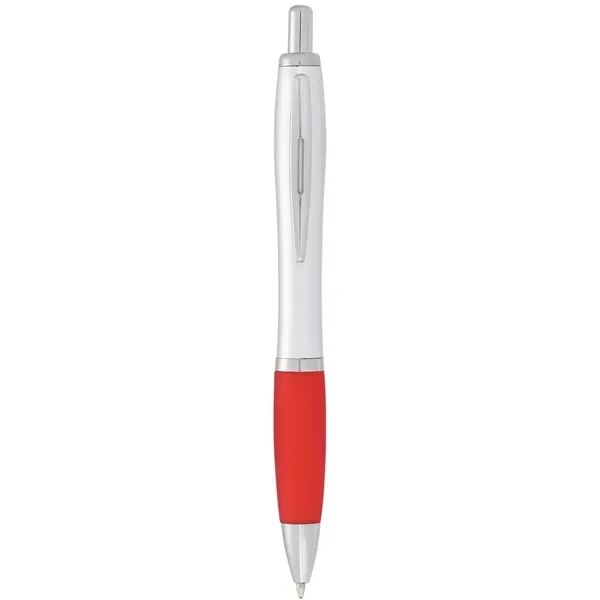 Plunger action ballpoint pen with soft grip.... from ASI 66887 PCNA / Bullet