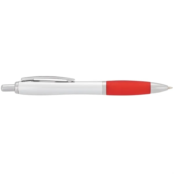 Plunger action ballpoint pen with soft grip.... from ASI 66887 PCNA / Bullet