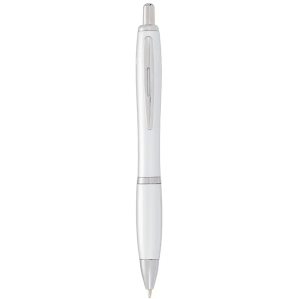 Plunger action ballpoint pen with soft grip.... from ASI 66887 PCNA / Bullet