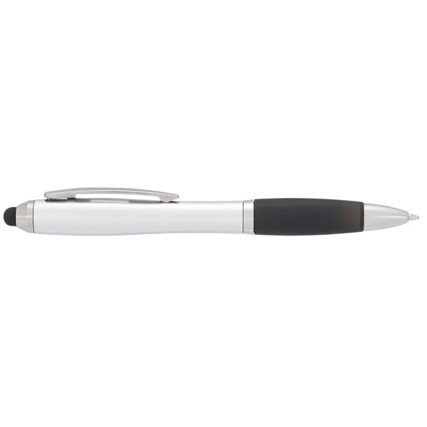 Twist action ballpoint pen with soft rubber stylus.... from ASI 66887 PCNA / Bullet