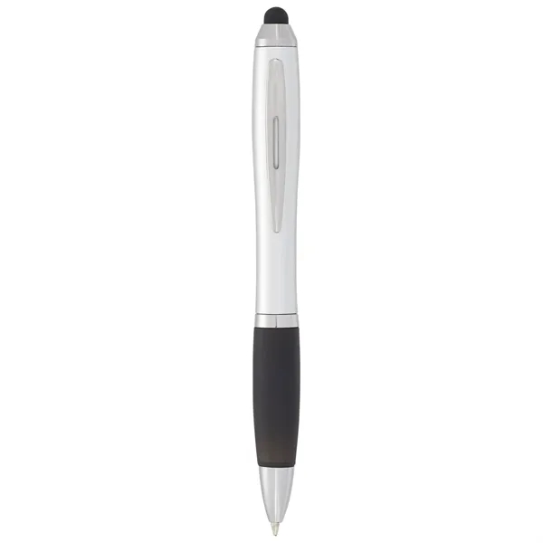 Twist action ballpoint pen with soft rubber stylus.... from ASI 66887 PCNA / Bullet