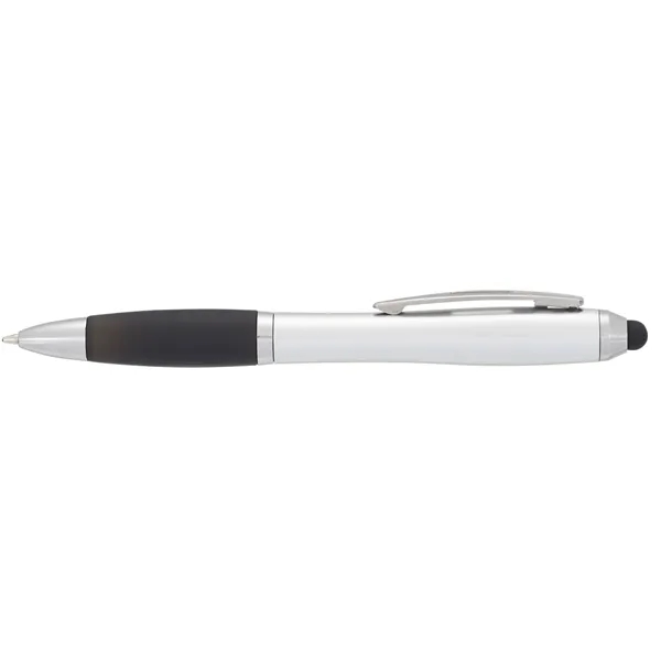 Twist action ballpoint pen with soft rubber stylus.... from ASI 66887 PCNA / Bullet