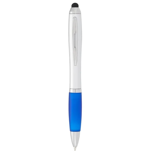 Twist action ballpoint pen with soft rubber stylus.... from ASI 66887 PCNA / Bullet