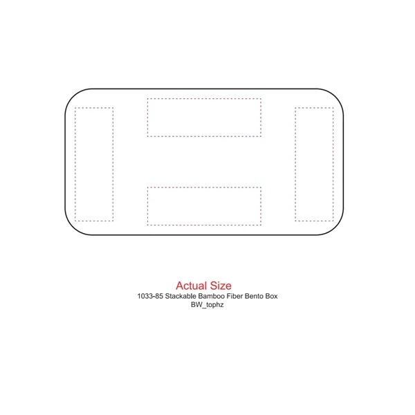 Stackable Bamboo Fiber Bento Box... from ASI 66887 PCNA / Leeds