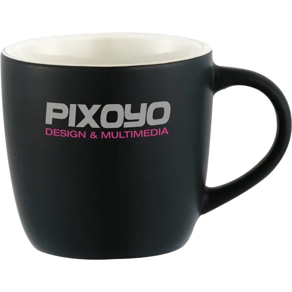 11 oz. ceramic mug with matter exterior finish and interior color... from ASI 66887 PCNA / Bullet