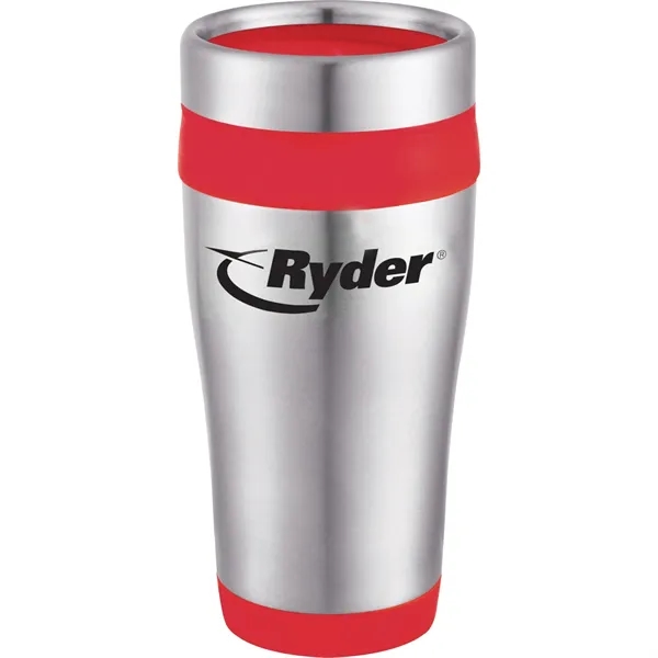 16 oz. insulated stainless steel tumbler with double wall construction, twist-on... from ASI 66887 PCNA / Bullet