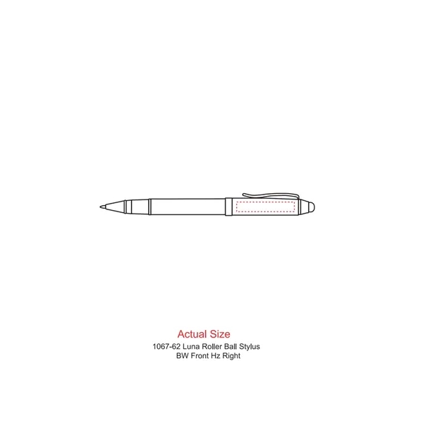 Brass rollerball pen with stylus and cap-off design.... from ASI 66887 PCNA / Leeds