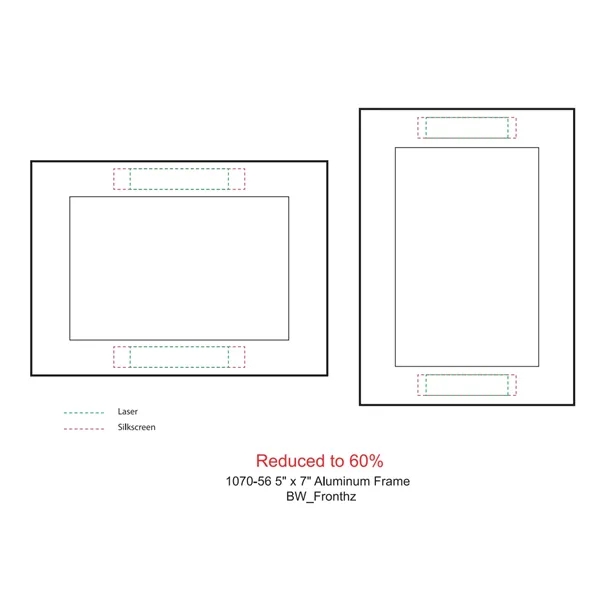 5" x 7" aluminum picture frame.... from ASI 66887 PCNA / Leeds