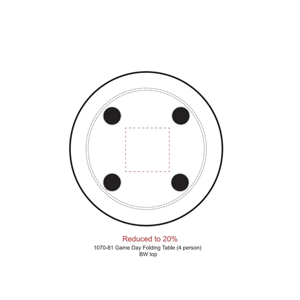 4 person folding table.... from ASI 66887 PCNA / Leeds