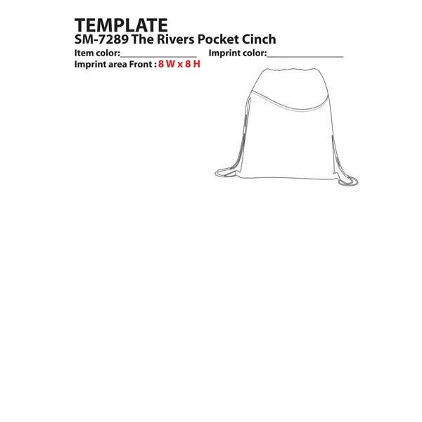 17" x 13.75" non-woven drawstring bag.... from ASI 66887 PCNA / Bullet