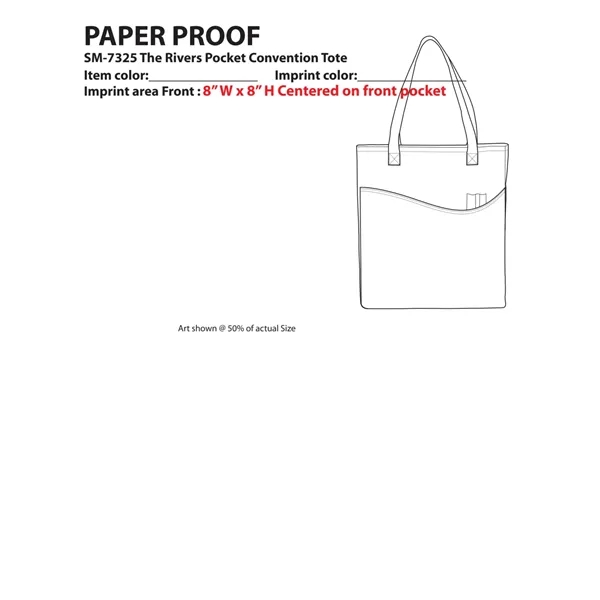 3" x 17" x 15" non-woven tote bag with 26" handles... from ASI 66887 PCNA / Bullet