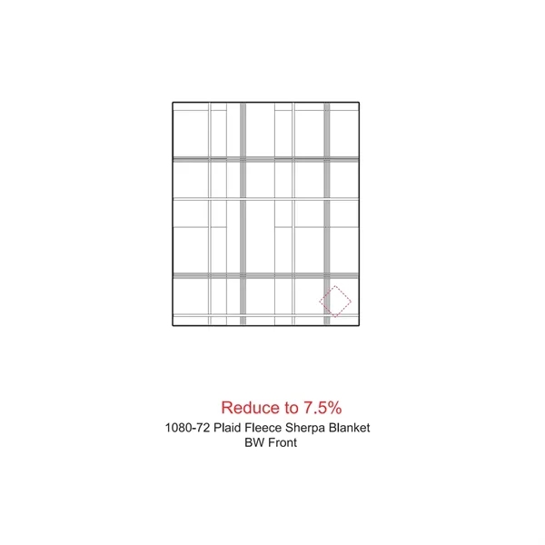 50" x 60" polar fleece/Sherpa blanket.... from ASI 66887 PCNA / Leeds