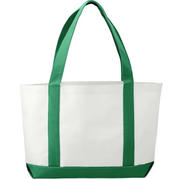 3.75" x 11.25" x 18" large canvas boat tote with open... from ASI 66887 PCNA / Bullet