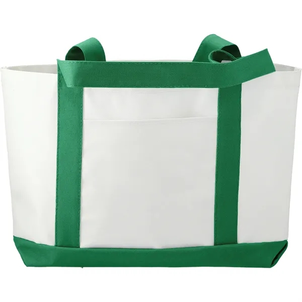 3.75" x 11.25" x 18" large canvas boat tote with open... from ASI 66887 PCNA / Bullet