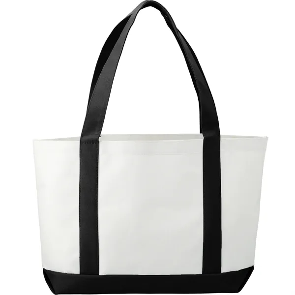 3.75" x 11.25" x 18" large canvas boat tote with open... from ASI 66887 PCNA / Bullet