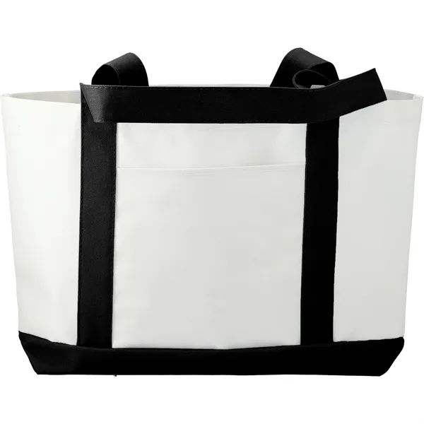3.75" x 11.25" x 18" large canvas boat tote with open... from ASI 66887 PCNA / Bullet